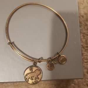 Alex and Ani Leo Zodiac charm bangle bracelet